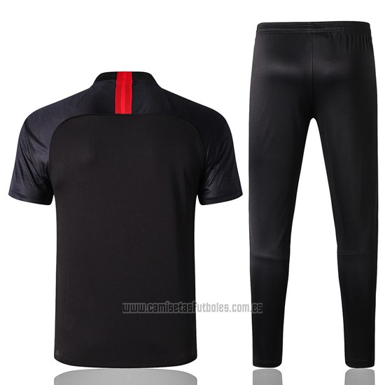 Chandal del Paris Saint-Germain Manga Corta 2019-2020 Negro